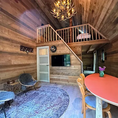 Unique Treehouses With Hot Tub By Bed En Boshuisjes Ойстервейк