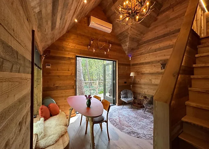 New Unique Treehouses With Hot Tub In *